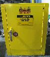 JUSTRITE hazardous waste cabinet,